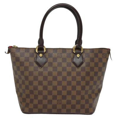 Pre-owned Louis Vuitton Saleya Canvas Tote Bag () In Brown