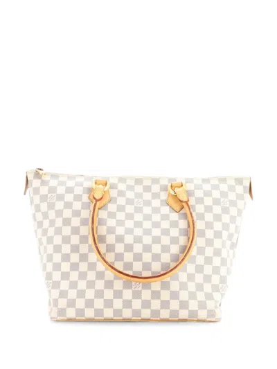 Pre-owned Louis Vuitton Saleya Handbag Damier Mm Tote Bag In White
