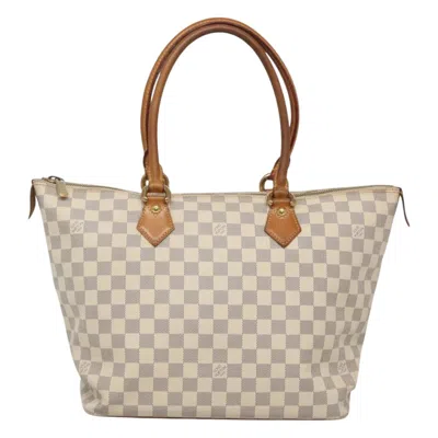 Pre-owned Louis Vuitton Saleya White Canvas Tote Bag ()
