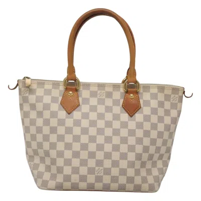 Pre-owned Louis Vuitton Saleya White Canvas Tote Bag ()