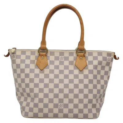 Pre-owned Louis Vuitton Saleya White Canvas Tote Bag ()
