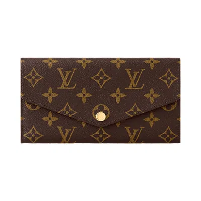 Pre-owned Louis Vuitton Sarah Wallet 'brown Monogram Canvas' | Women's Size Onesize