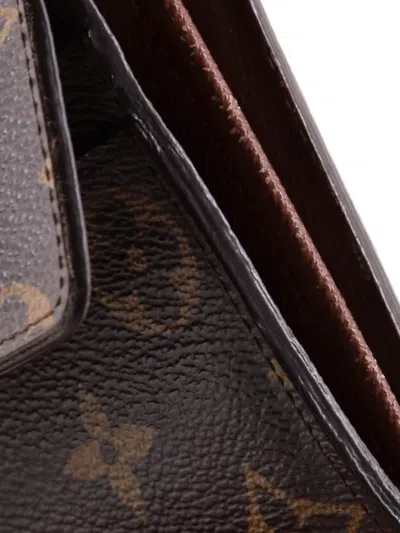 Pre-owned Louis Vuitton Sarah Wallet Monogram Canvas Small Wallets In Brown