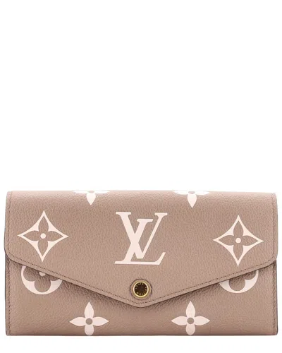 Pre-owned Louis Vuitton Sarah Wallet Nm Bicolor Monogram Empreinte Giant (authentic Pre-loved)