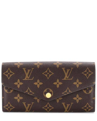 Pre-owned Louis Vuitton Sarah Wallet Nm Monogram Canvas (authentic Pre-loved)