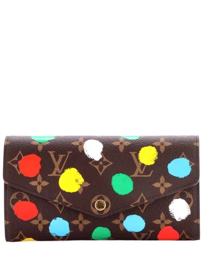 Louis Vuitton Sarah Wallet Nm Yayoi Kusama Painted Dots Monogram (authentic  Pre-loved)