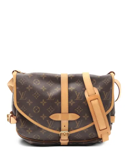 Pre-owned Louis Vuitton Saumur 30 Shoulder Bag In Brown