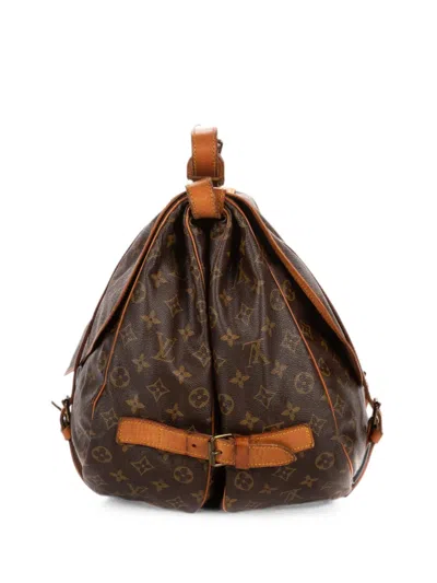 Pre-owned Louis Vuitton Saumur Shoulder Bag In Brown