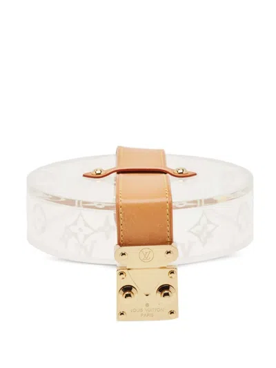 Pre-owned Louis Vuitton Scott Box Handbag In White