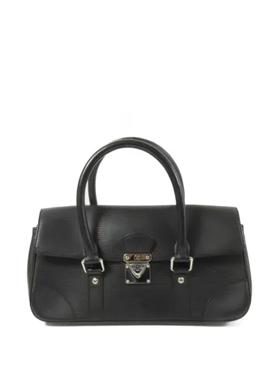 Pre-owned Louis Vuitton Segur Pm Handbag In Black