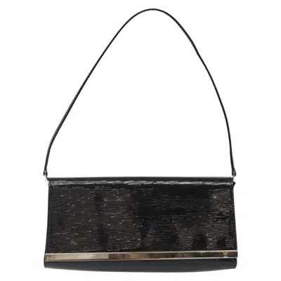 Pre-owned Louis Vuitton Sevigne Black Leather Shoulder Bag ()
