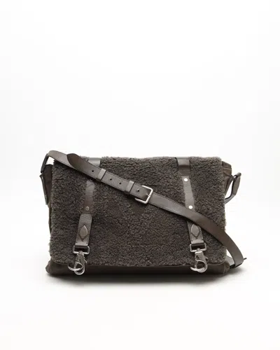 Pre-owned Louis Vuitton Shearling Messenger Bag