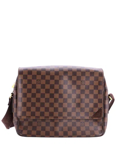 Pre-owned Louis Vuitton Shelton Messenger Bag Damier Mm (authentic Pre-loved)