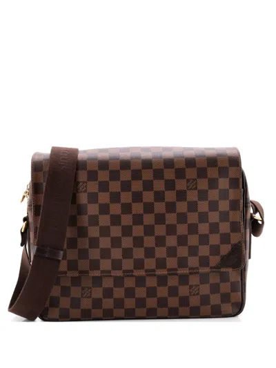 Pre-owned Louis Vuitton Shelton Messenger Bag Damier Mm Crossbody Bag In Brown