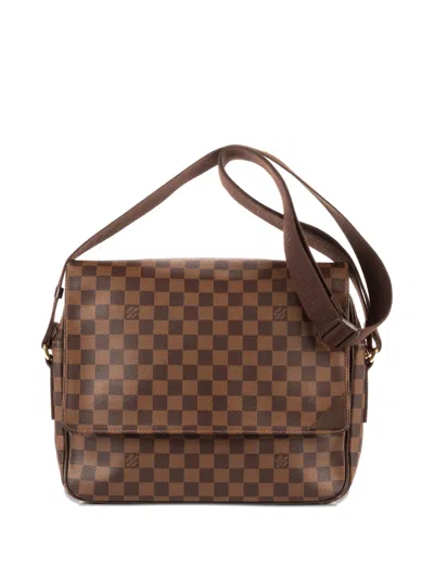 Pre-owned Louis Vuitton Shelton Mm Crossbody Bag In Brown