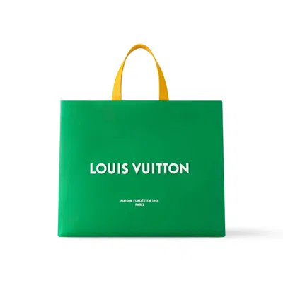 Pre-owned Louis Vuitton Shopper Tote Mm In Green