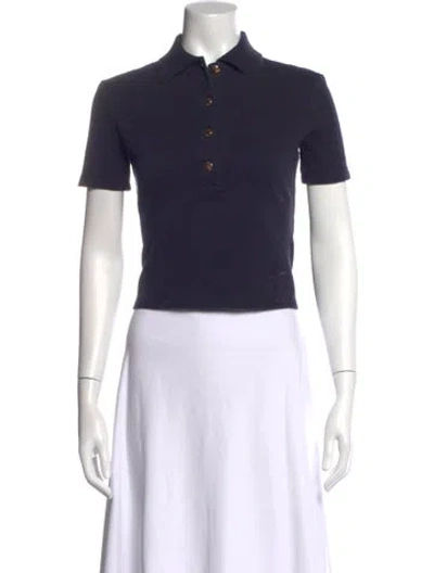 Pre-owned Louis Vuitton Short Sleeve Polo In Blue