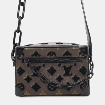 Pre-owned Louis Vuitton Shoulder Bag Monogram Tuftage Mini Soft Trunk Black