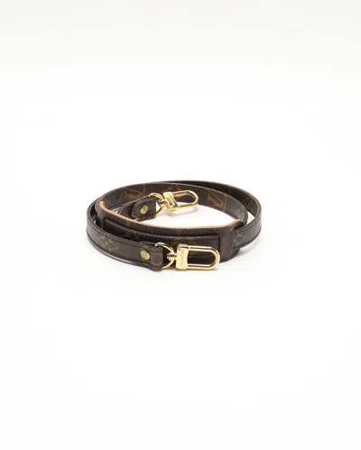 Pre-owned Louis Vuitton Shoulder Strap In Brown