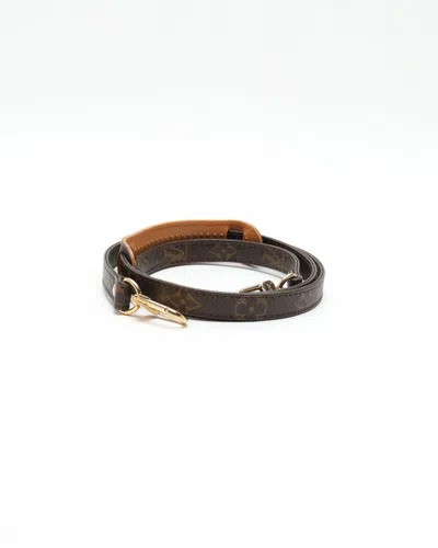 Pre-owned Louis Vuitton Shoulder Strap In Brown
