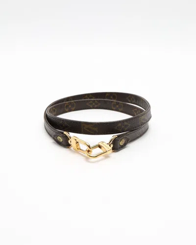 Pre-owned Louis Vuitton Shoulder Strap In Brown