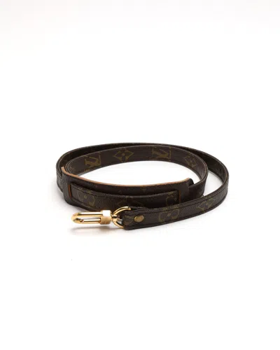 Pre-owned Louis Vuitton Shoulder Strap In Brown
