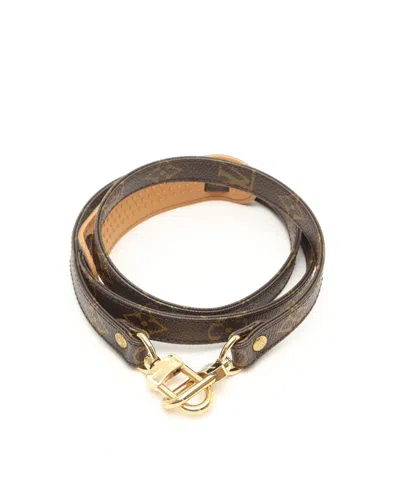 Pre-owned Louis Vuitton Shoulder Strap In Brown