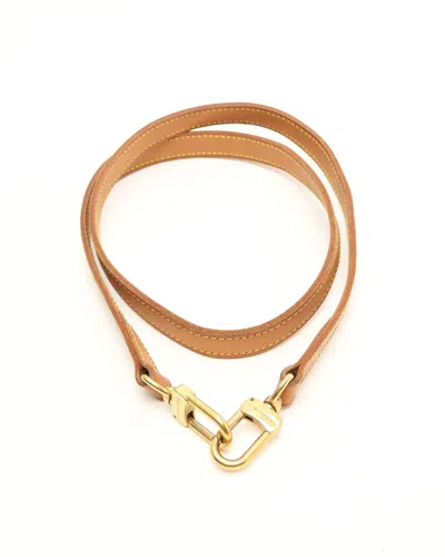 Pre-owned Louis Vuitton Shoulder Strap In Brown