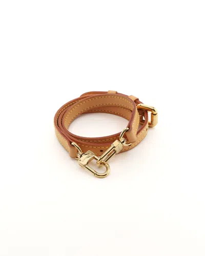 Pre-owned Louis Vuitton Shoulder Strap In Sand