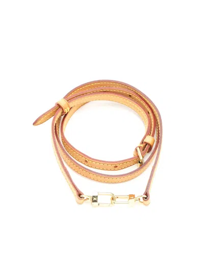 Pre-owned Louis Vuitton Shoulder Strap In Sand
