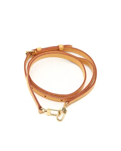 Pre-owned Louis Vuitton Shoulder Strap In Sand