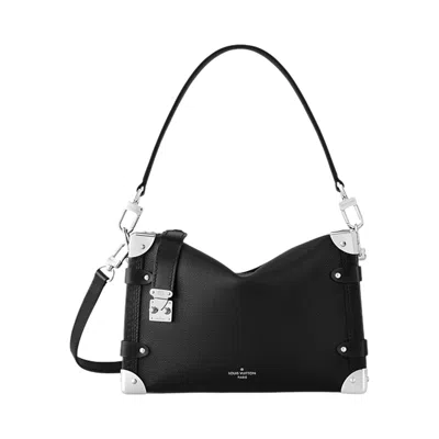 Pre-owned Louis Vuitton Side Trunk Mm 'black Calf Leather' | Women's Size Onesize