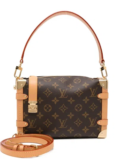 Pre-owned Louis Vuitton Side Trunk Mm Tote Bag In Brown