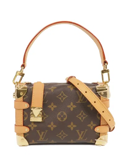 Pre-owned Louis Vuitton Side Trunk Monogram Tote Bag In Brown