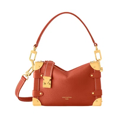 Pre-owned Louis Vuitton Side Trunk Pm 'cognac Brown Calf Leather' | Tan | Women's Size Onesize