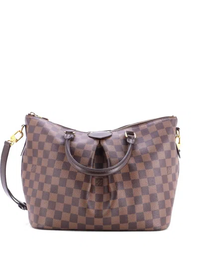 Pre-owned Louis Vuitton Siena Handbag Damier Mm Tote Bag In Brown