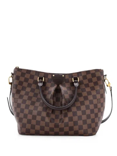 Pre-owned Louis Vuitton Siena Handbag Damier Mm Tote Bag In Brown