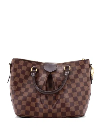 Pre-owned Louis Vuitton Siena Handbag Damier Pm Satchel In Brown