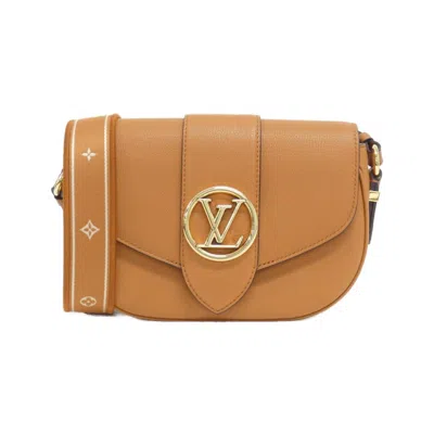 Pre-owned Louis Vuitton Sienne Leather Shoulder Bag () In Brown