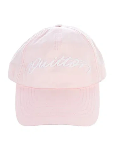 Pre-owned Louis Vuitton Signature Smash Baseball Cap In Pink