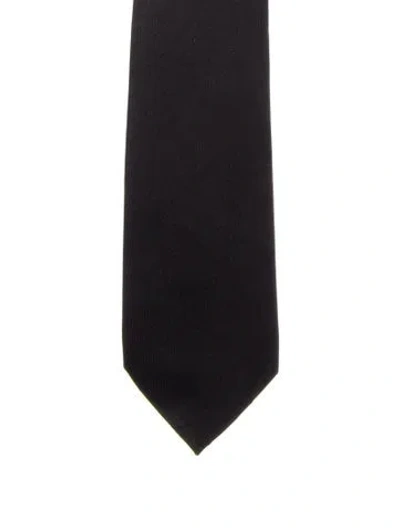 Pre-owned Louis Vuitton Silk Tie In Black