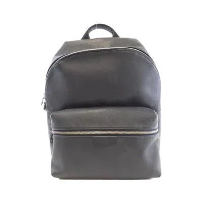 Pre-owned Louis Vuitton Silver Leather Backpack ()