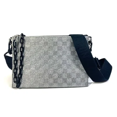Pre-owned Louis Vuitton Silver Leather Shoulder Bag ()
