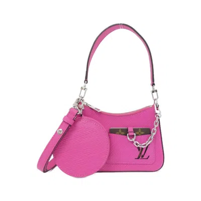 Pre-owned Louis Vuitton Silver Leather Shoulder Bag ()