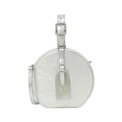 Pre-owned Louis Vuitton Silver Leather Shoulder Bag ()