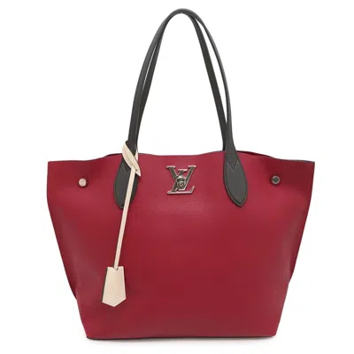 Pre-owned Louis Vuitton Silver Leather Tote Bag ()