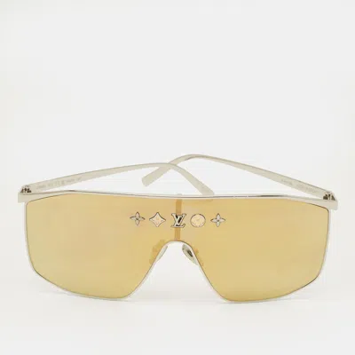 Pre-owned Louis Vuitton Silver Z1853u Lv My Monogram Shield Sunglasses