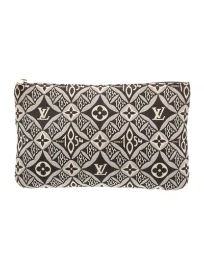 Pre-owned Louis Vuitton Since 1854 Clutch In Black