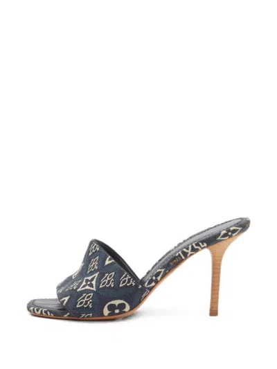 Pre-owned Louis Vuitton Since 1854 Monogram-canvas Sandals In Blue