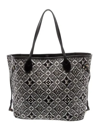 Pre-owned Louis Vuitton Since 1854 Neverfull W/pouch Mm In Black